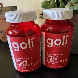 Goli ACV Gummies! Two 60 count bottles